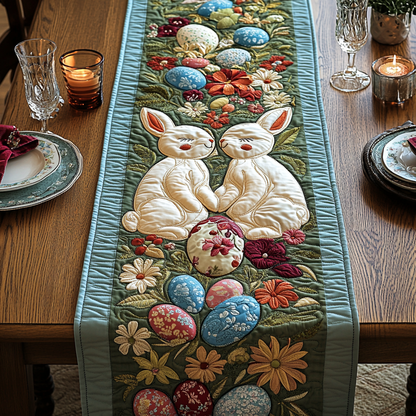 Easter Elegance Quilted Table Runner NCU0VH2421