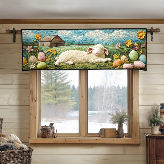 Easter Elegance Quilted Valance NCU0DV3981