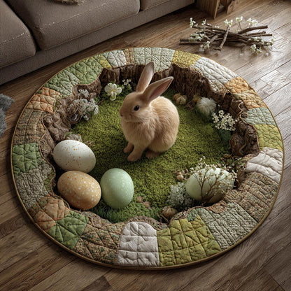Easter Meadow Quilted Round Mat NCU0DV9386