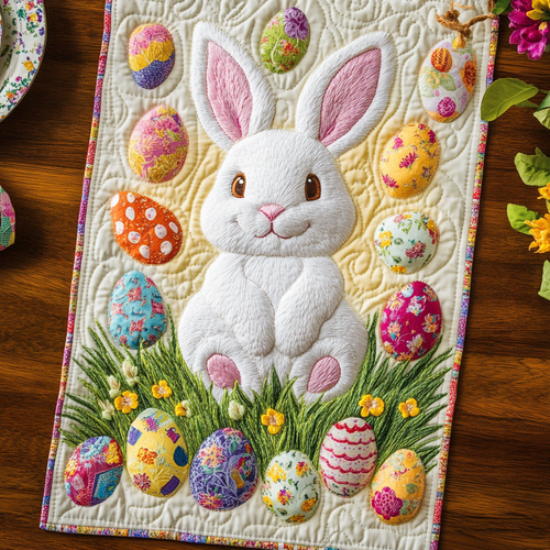 Easter Morning Quilted Table Runner NCU0VH2125