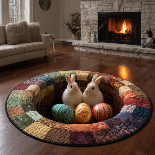 Easter Mystic Hollow Quilted Round Mat NCU0HH1738