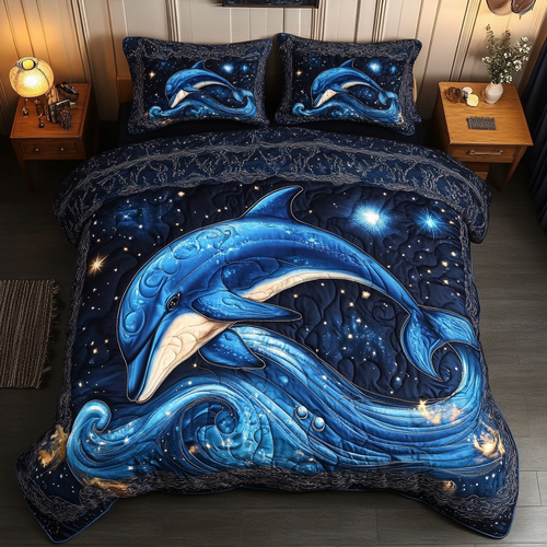 Echo Jumper 3-Piece Quilted Bedding Set NCU0DK4695