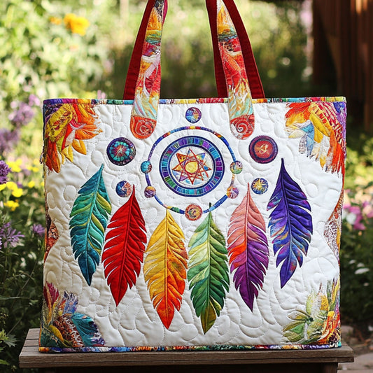 Echo of Dreams Quilted Tote Bag NCU0PT8332