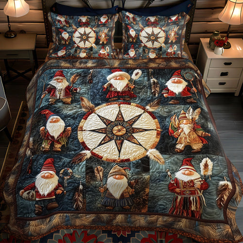 Echo of the Forest 3-Piece Quilted Bedding Set NCU0PT2854