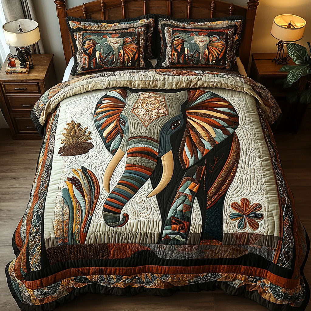 Echo of the Plains 3-Piece Quilted Bedding Set NCU0PT7264