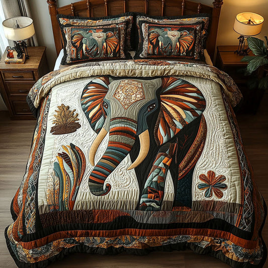 Echo of the Plains 3-Piece Quilted Bedding Set NCU0PT7264