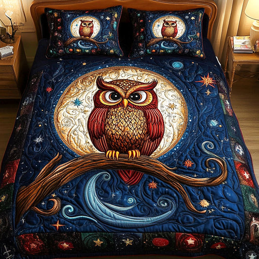 Echo of the Woods 3-Piece Quilted Bedding Set NCU0NT2685
