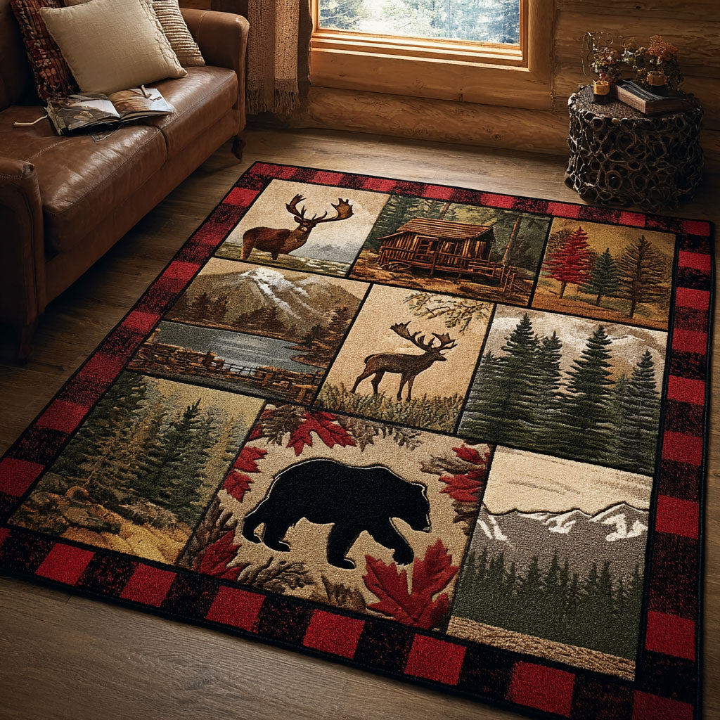 Echo of the Woods Area Rug NCU0PT9907 – Vantique