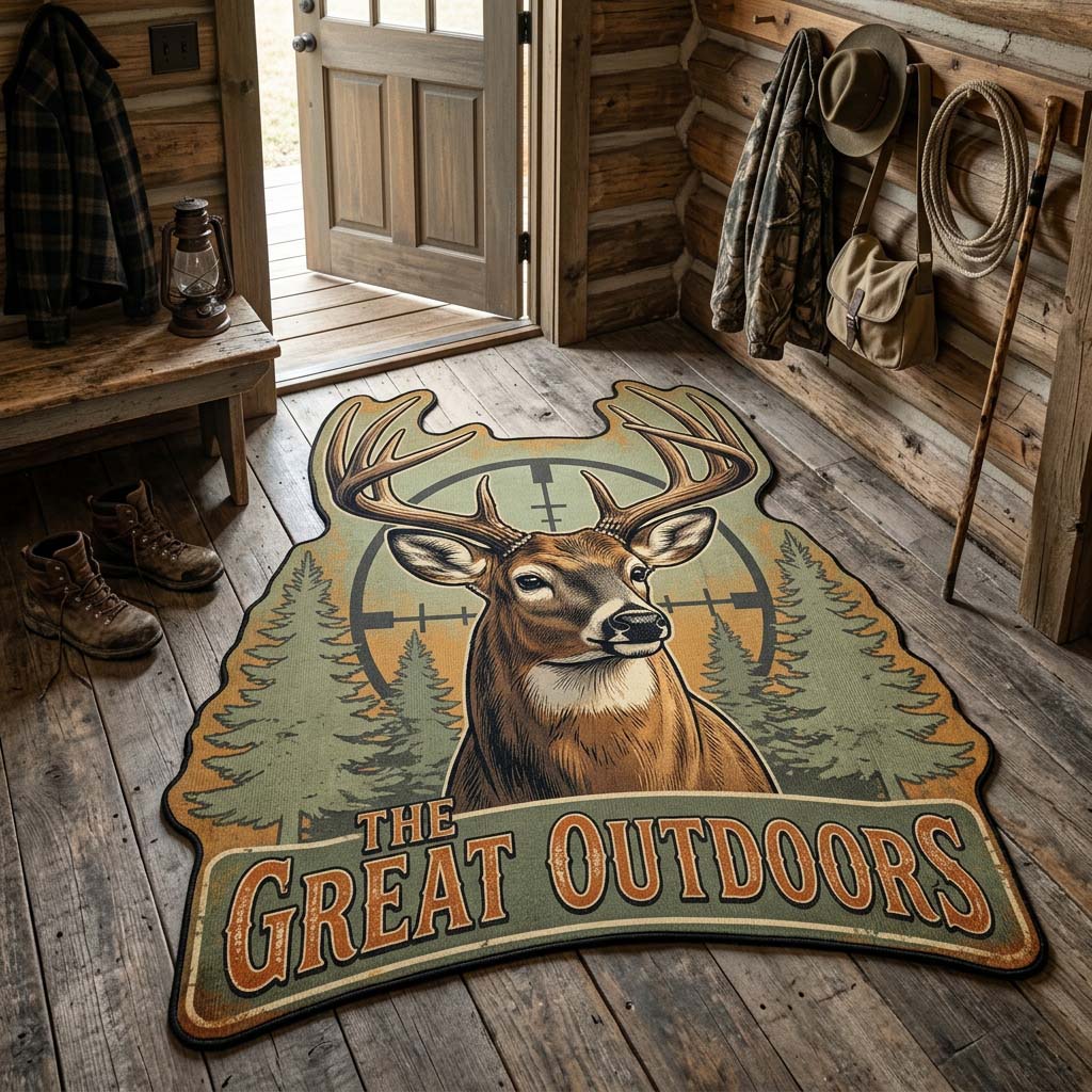 Echoes of Nature Custom Shape Area Rug NCU0HH1988