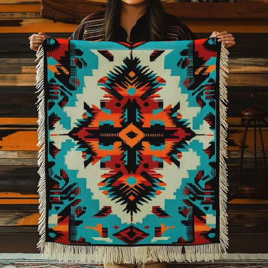 Echoes of the Ancestors Woven Sofa Blanket NCU0PT4888