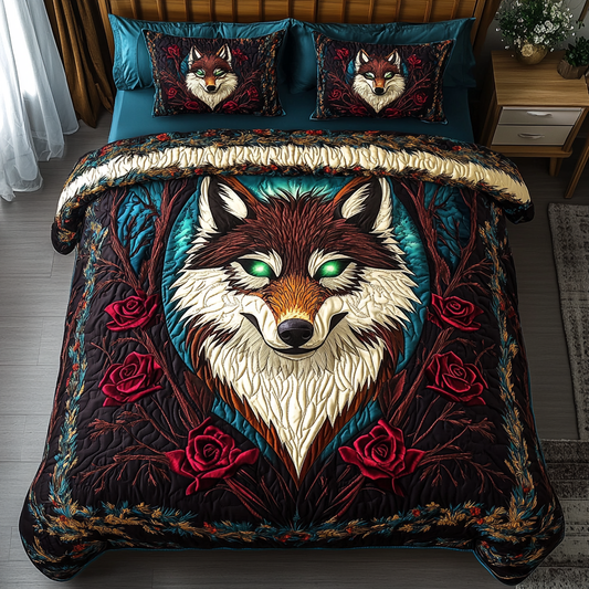 Echoes of the Forest 3-Piece Quilted Bedding Set NCU0DK3056