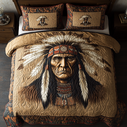 Echoes of the Plains 3-Piece Quilted Bedding Set NCU0DV4277
