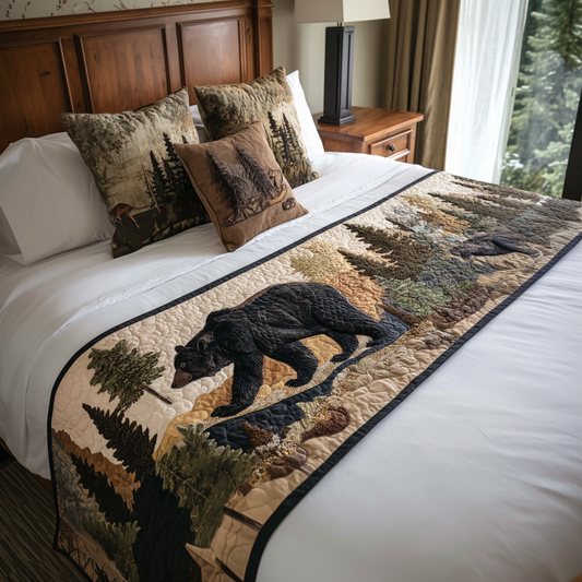 Echoing Forest Quilted Bed Runner NCU0PT8371