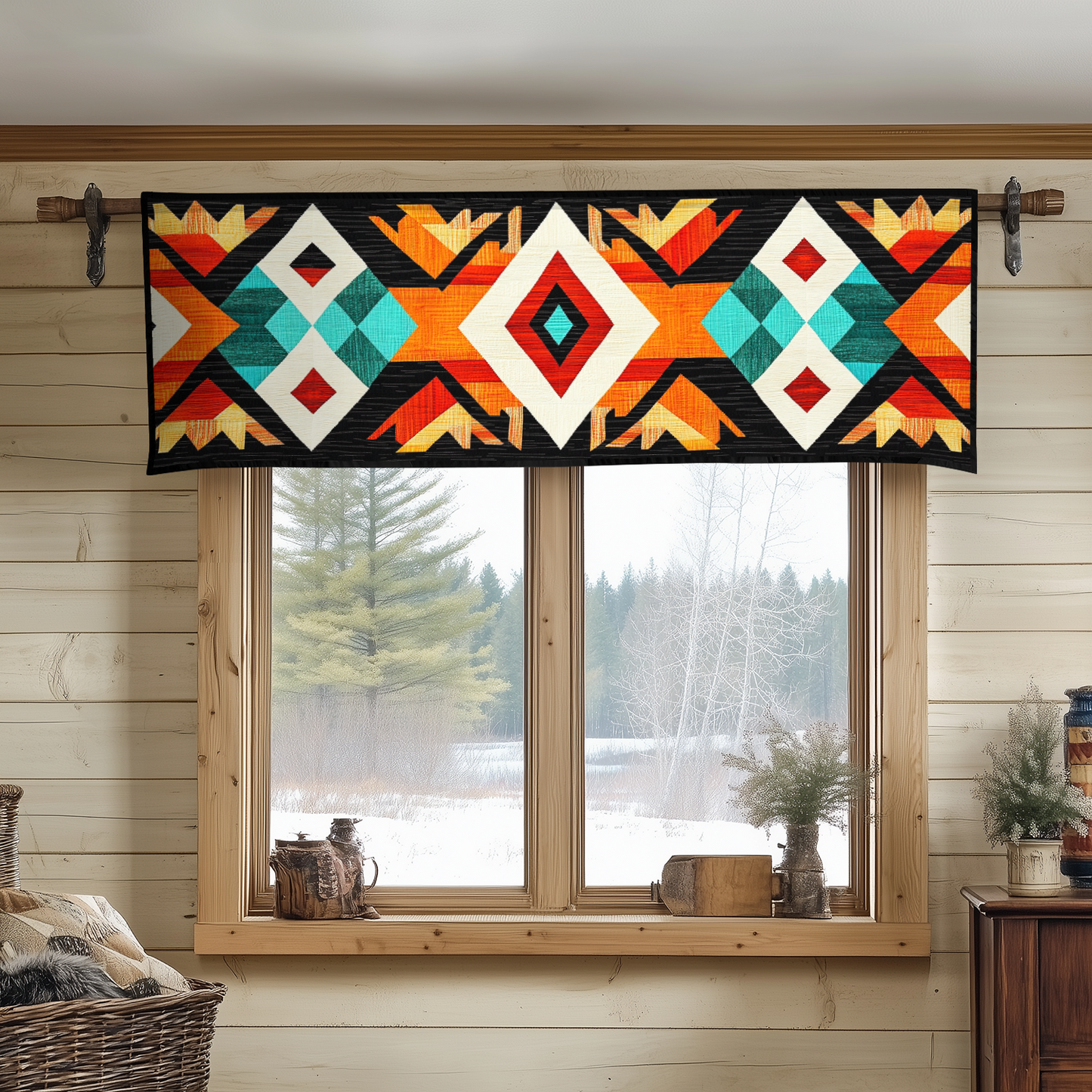 Echoing Patterns Quilted Valance NCU0DK4994