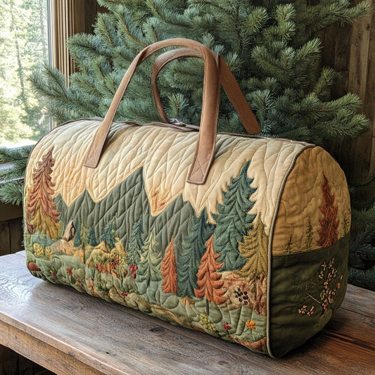 Echoing Pines Quilted Duffle Bag NCU0PT8995