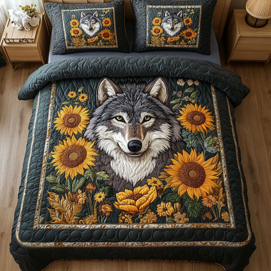 Echoing Spirit 3-Piece Quilted Bedding Set NCU0NT2557