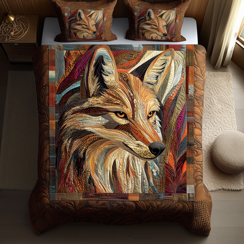 Echoing Spirits 3-Piece Quilted Bedding Set NCU0DV3388