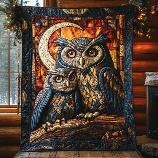 Eclipse Owl Quilted Blanket NCU0XD620
