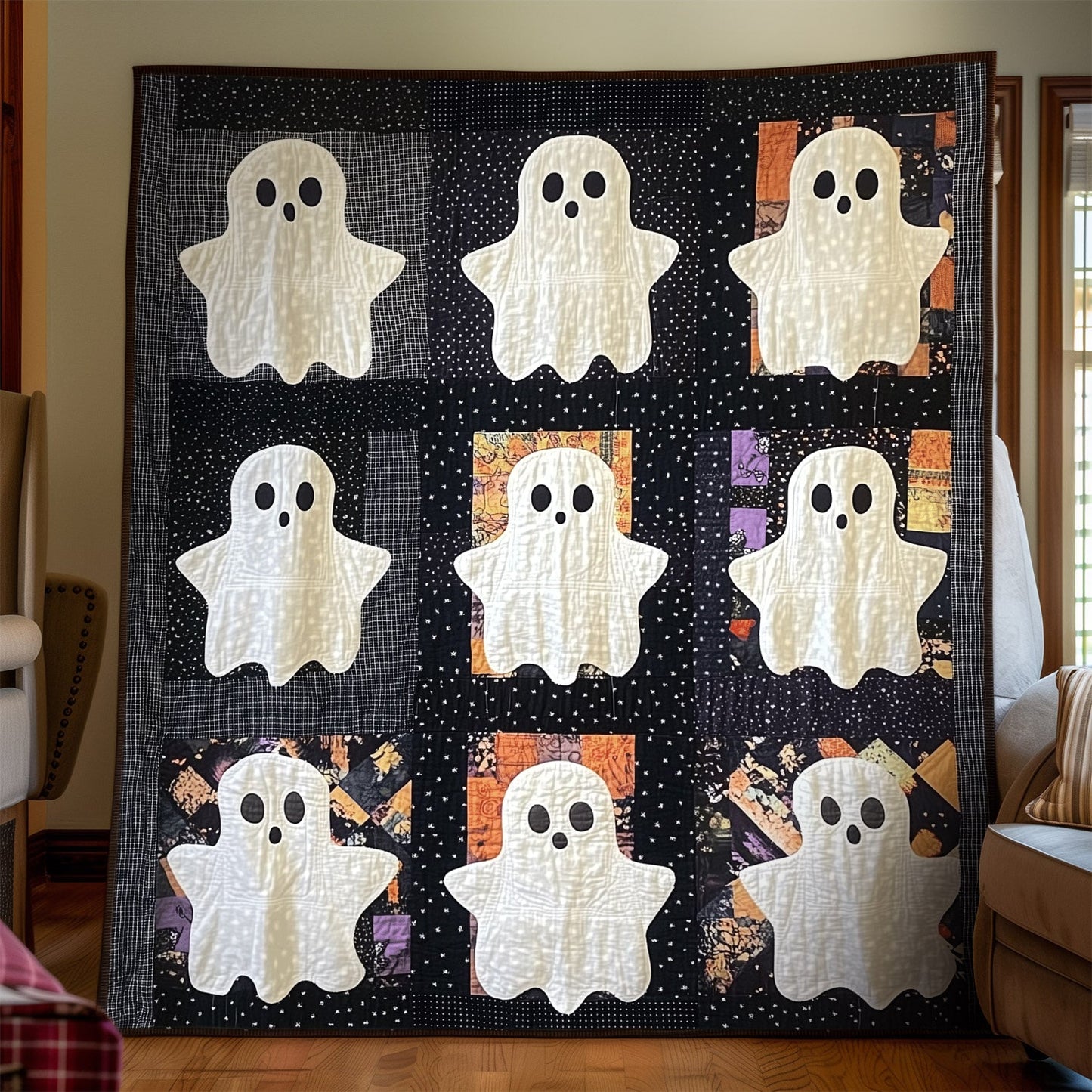 Eerie Apparitions Quilted Blanket NCU0TH1550