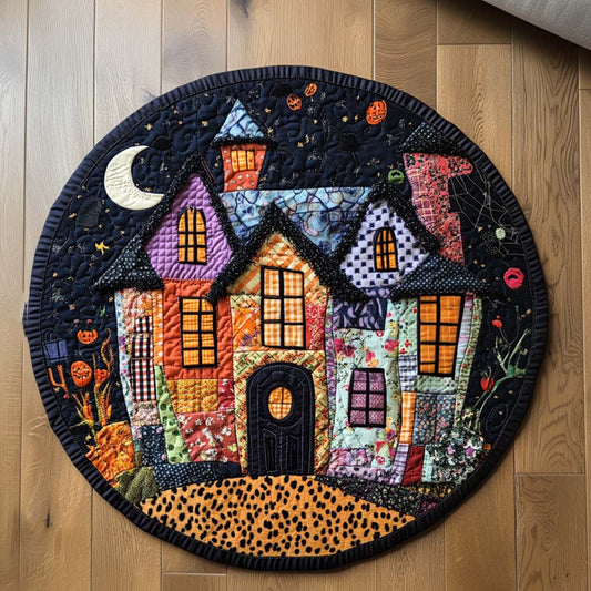 Eerie Night Quilted Round Mat NCU0NT9471