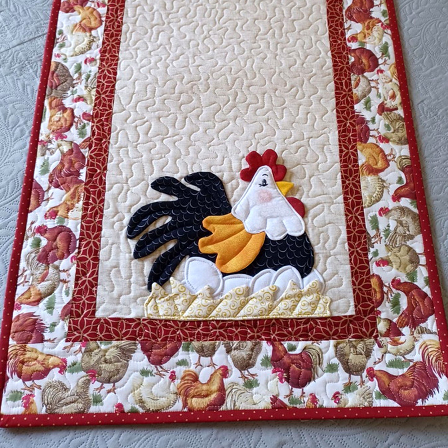 Egg-cellent Chick Quilted Table Runner NCU0TH528