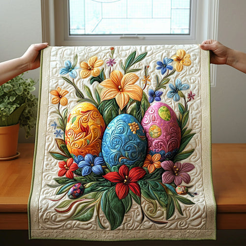 Egg-citing Festivities Quilted Table Runner NCU0PT4320