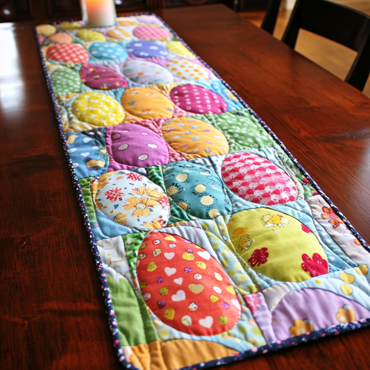 Egg Elegance Quilted Table Runner NCU0VH3637