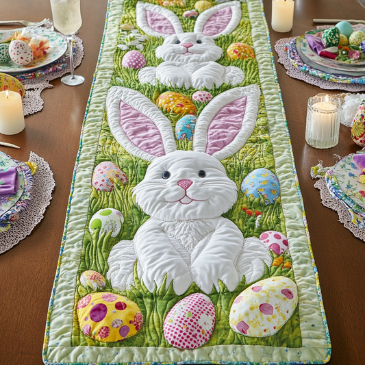 Egg Hunt Quilted Table Runner NCU0VH3508