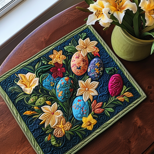Eggstraordinary Easter Quilted Place Mat NCU0PT4635
