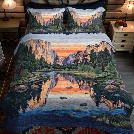 El Capitan Exploration 3-Piece Quilted Bedding Set NCU0PT6284