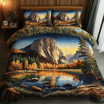 El Capitan Majesty 3-Piece Quilted Bedding Set NCU0PT6286