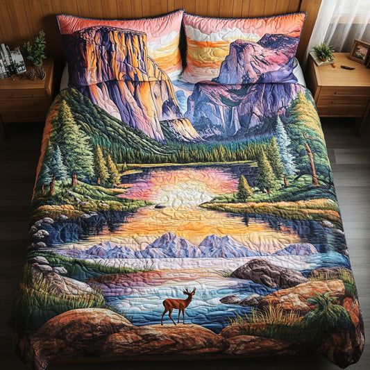 El Capitan Wilderness 3-Piece Quilted Bedding Set NCU0PT6287