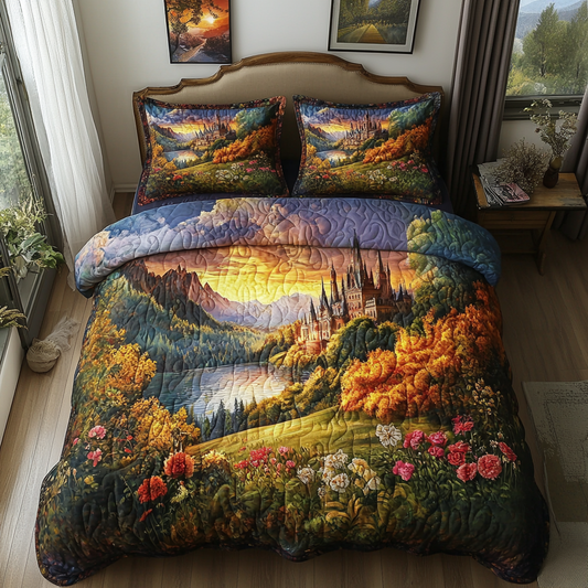 Elden Ridge 3-Piece Quilted Bedding Set NCU0DV3946