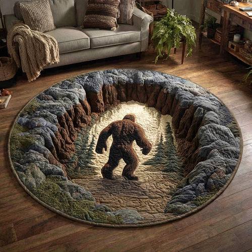 Elder Footprint Quilted Round Mat NCU0TV1649