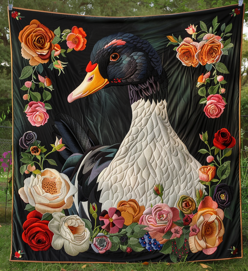 Elegant Duck Quilted Blanket NCU0DV377