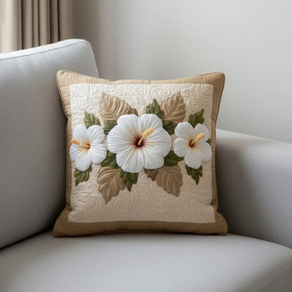 Elegant Whites Quilted Pillow Case NCU0NT8587