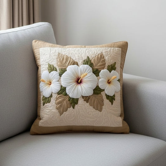 Elegant Whites Quilted Pillow Case NCU0NT8587