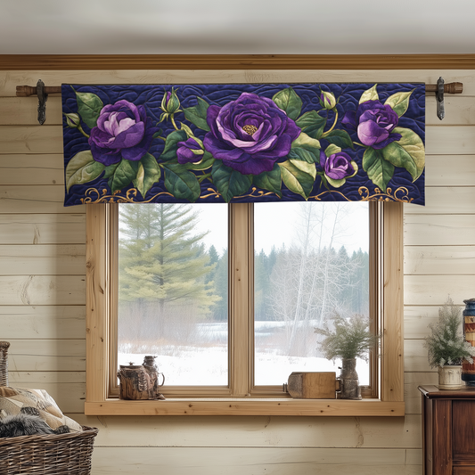 Elegant Bloom Quilted Valance NCU0VH3305