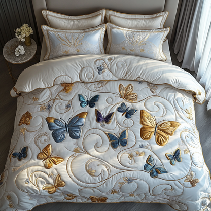 Elegant Flight 3-Piece Quilted Bedding Set NCU0DV4875