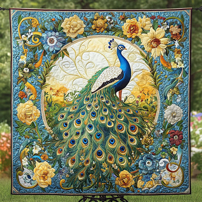 Elegant Plumage Quilted Blanket NCU0NT3879