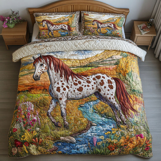Elegant Serenity 3-Piece Quilted Bedding Set NCU0NT5925