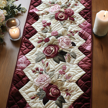 Elegant Touch Quilted Table Runner NCU0VH4094