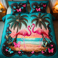 Elegant Wader 3-Piece Quilted Bedding Set NCU0NT2522