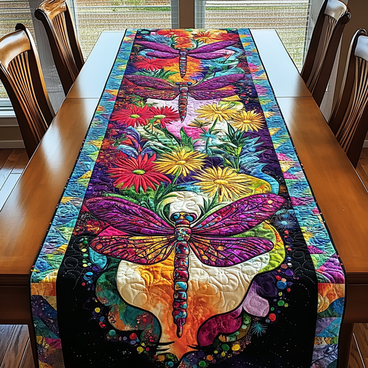 Elegant Wings Quilted Table Runner NCU0DK7326