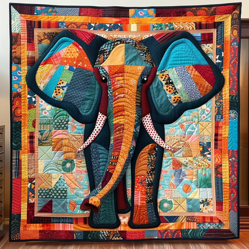 Elephant Spectrum Quilted Blanket NCU0TH738