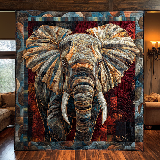 Elephant Band Quilted Blanket NCU0DV3580