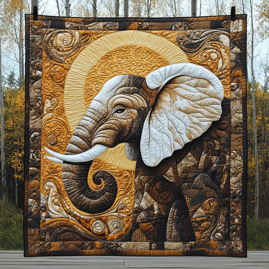 Elephant Dream Quilted Blanket NCU0DV5967