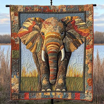 Elephant Dream Quilted Blanket NCU0PT7297