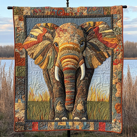 Elephant Dream Quilted Blanket NCU0PT7297