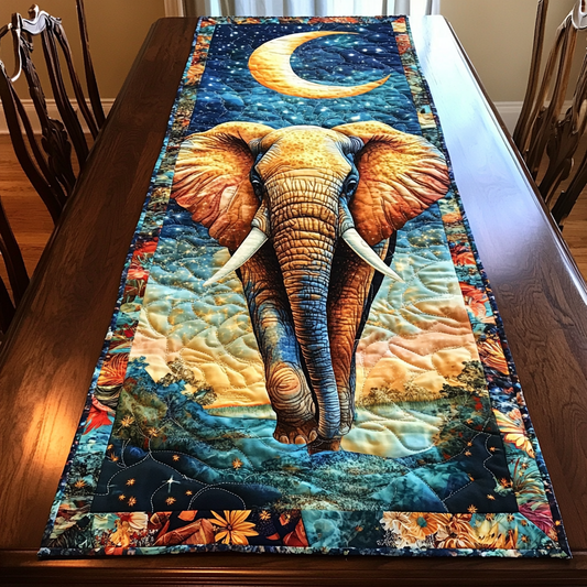 Elephant Dream Quilted Table Runner NCU0DK8819